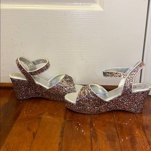 Girls 3 Medium Heel Shoes